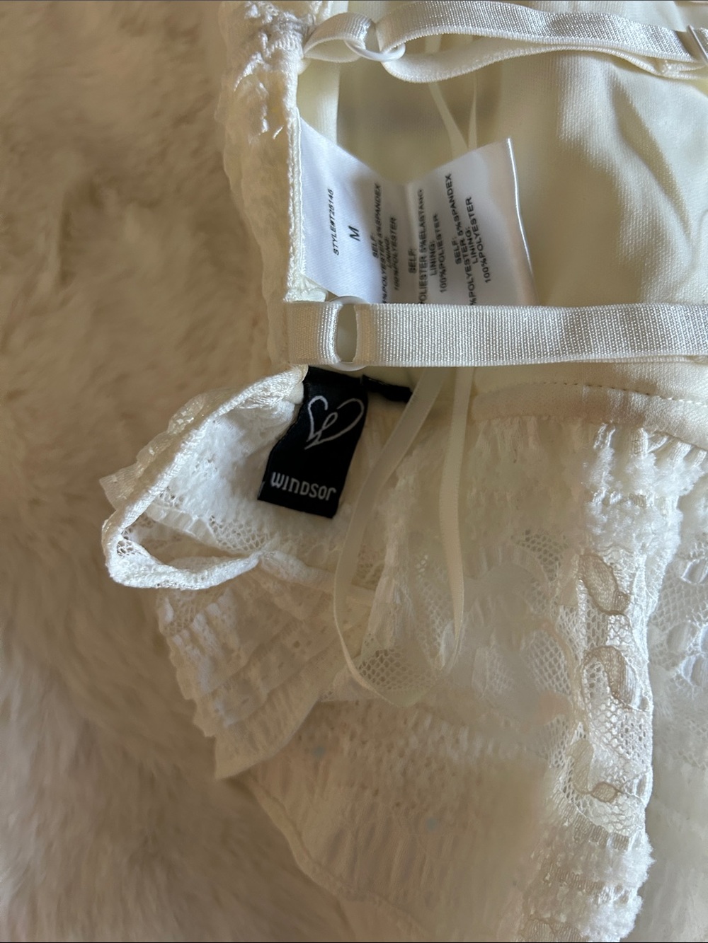Lace Ruffled Halter Top - Picture 8 of 8